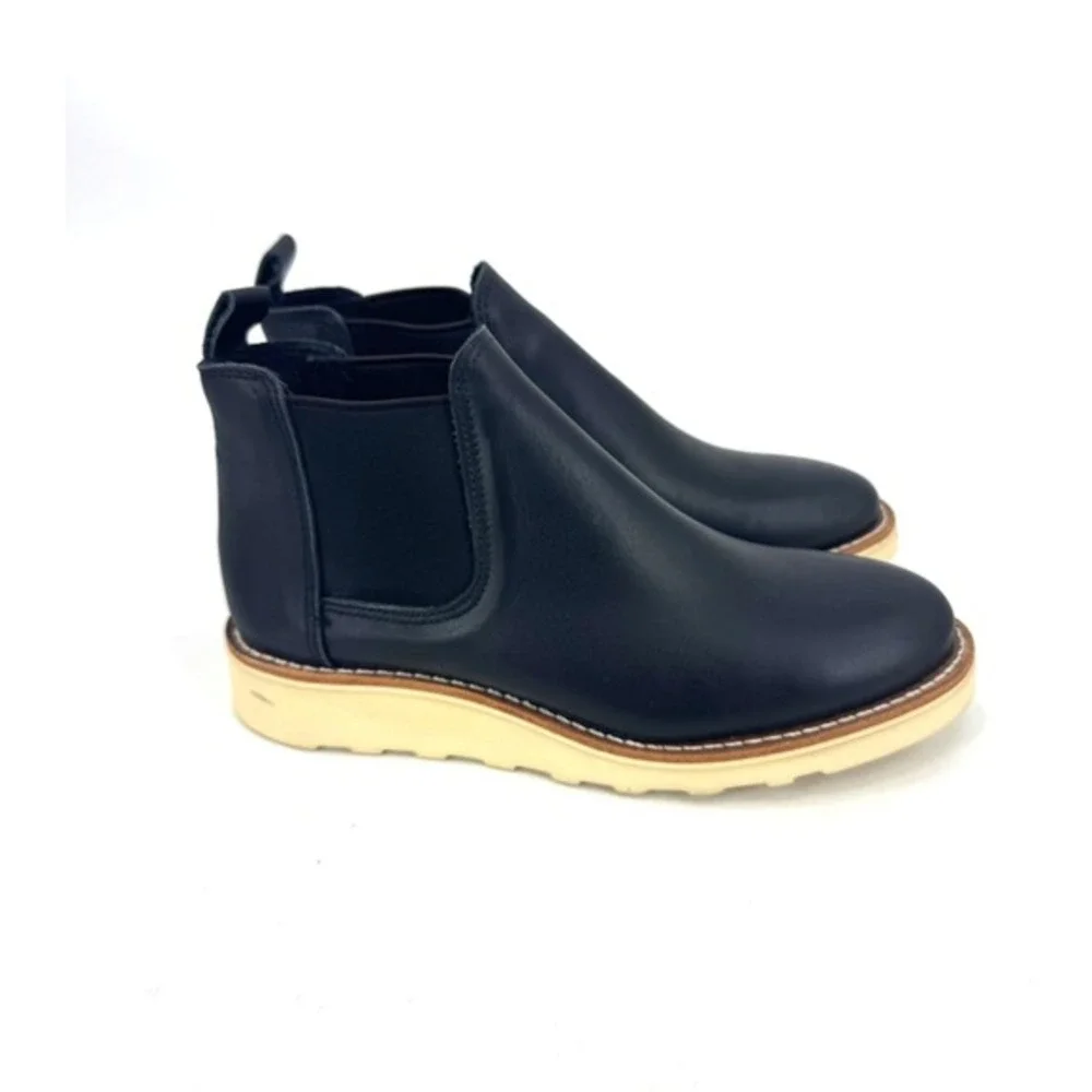 Red Wing Heritage Harriet 3416 Black Leather Chelsea Wedge Boots Womens 8.5 B‎